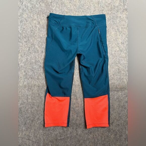 Under Armour Heatgear Pants Women's Medium Aqua Athleisure Drawstring Straight - Picture 6 of 7